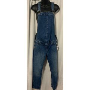 NEW WITH TAGS Gap‎ Maternity Blue Jean Denim Bib Overalls Size Small